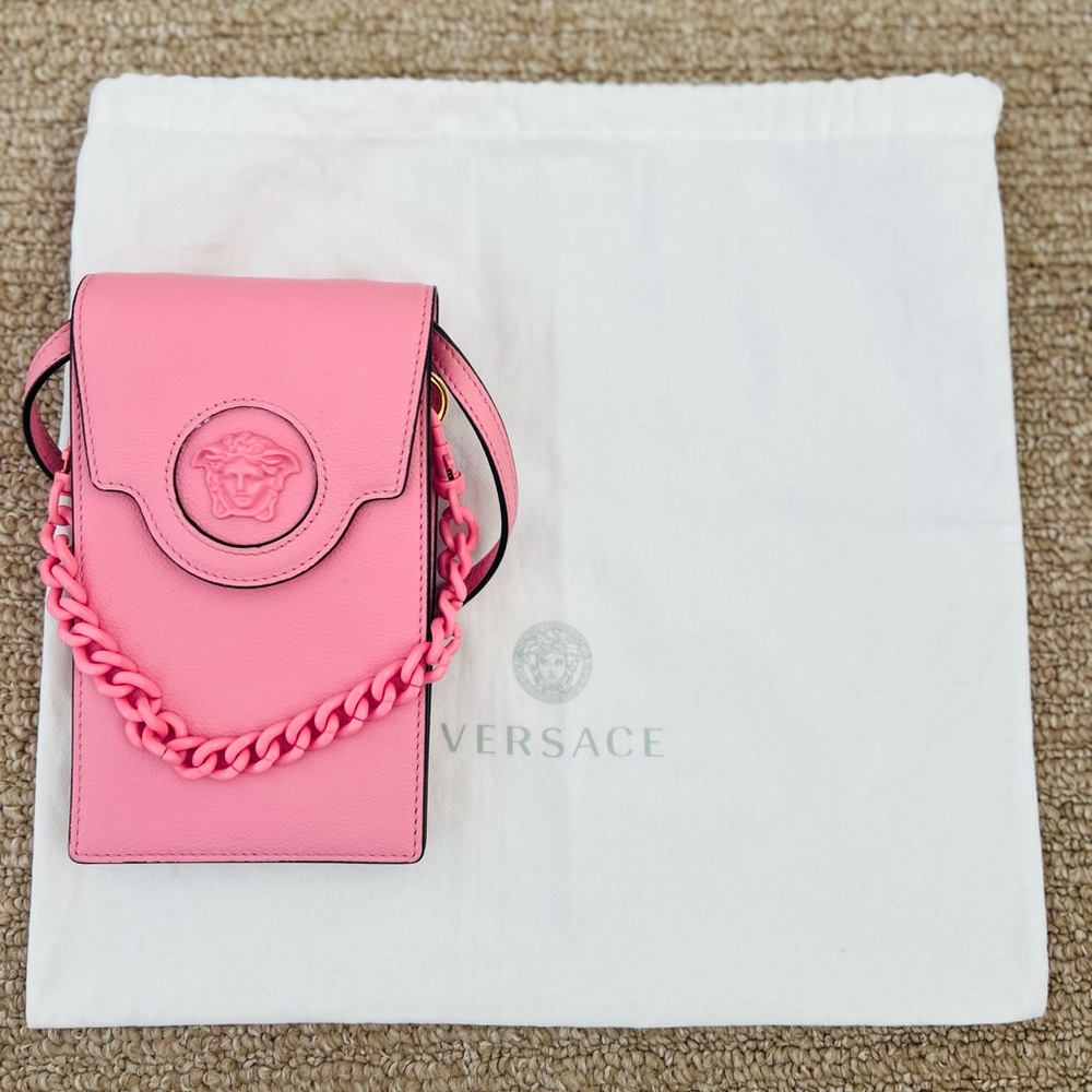 Versace La Medusa Chain Crossbody Bag